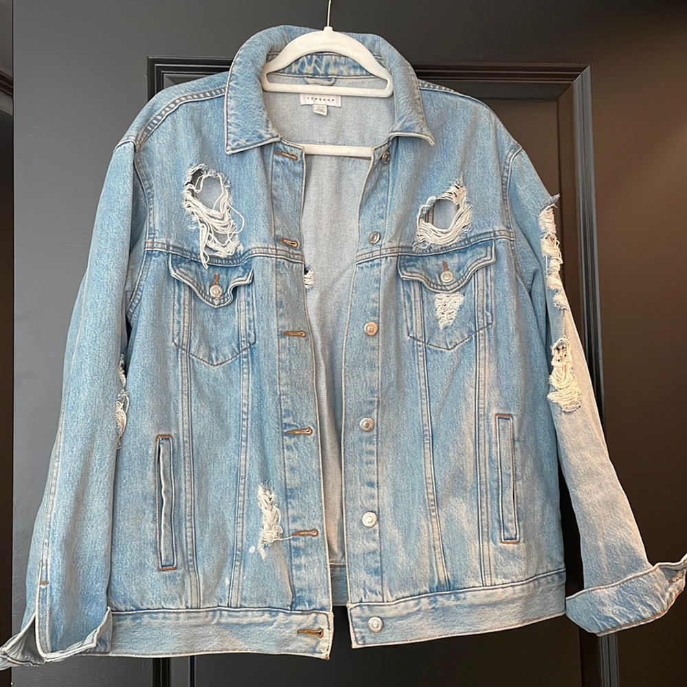 TopShop oversized denim jacket